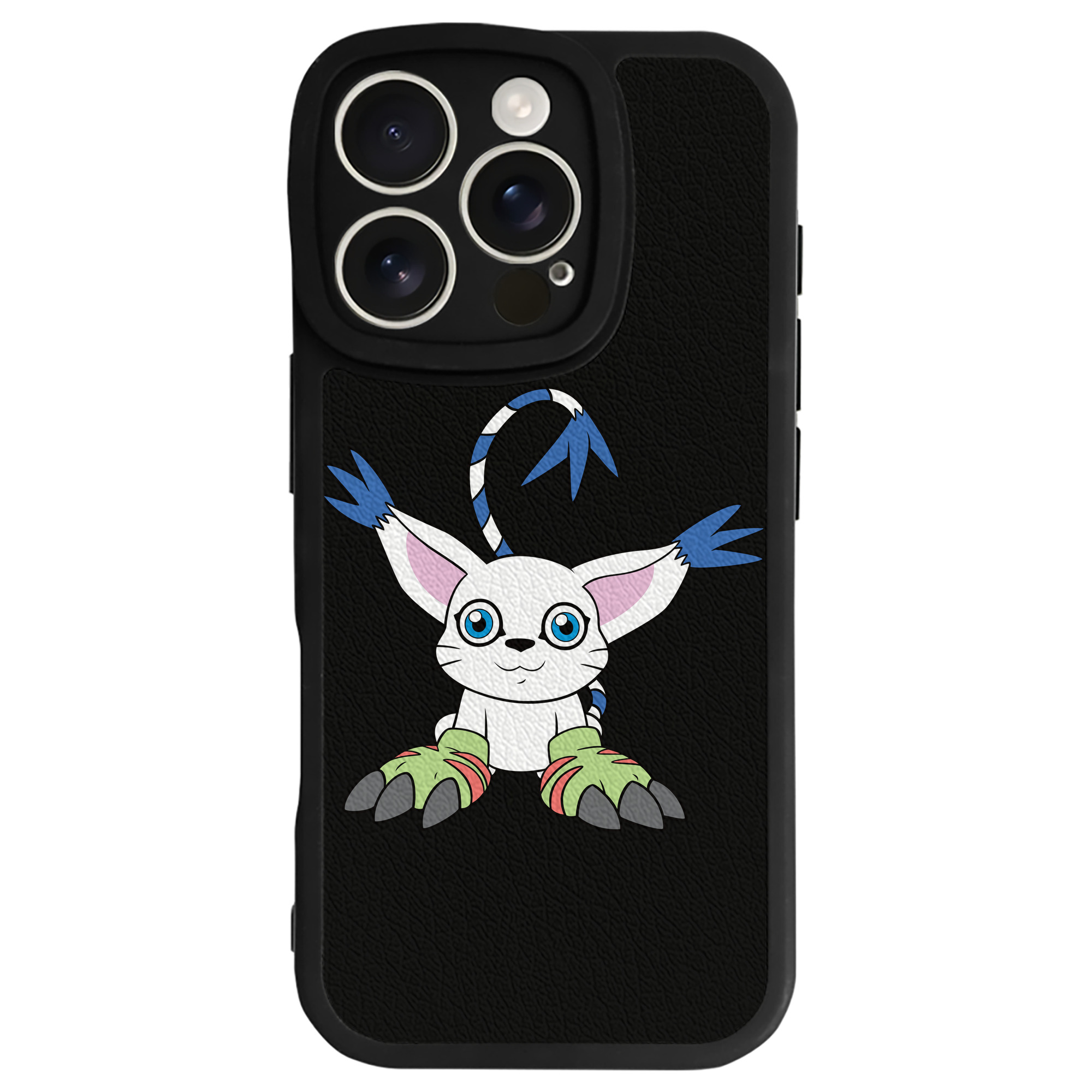 （画像用） Digimon デジタルモンスター/デジモン 【iPhone 16シリーズ対応】シリコンスマホケース（レザー調） 材質：シリコン